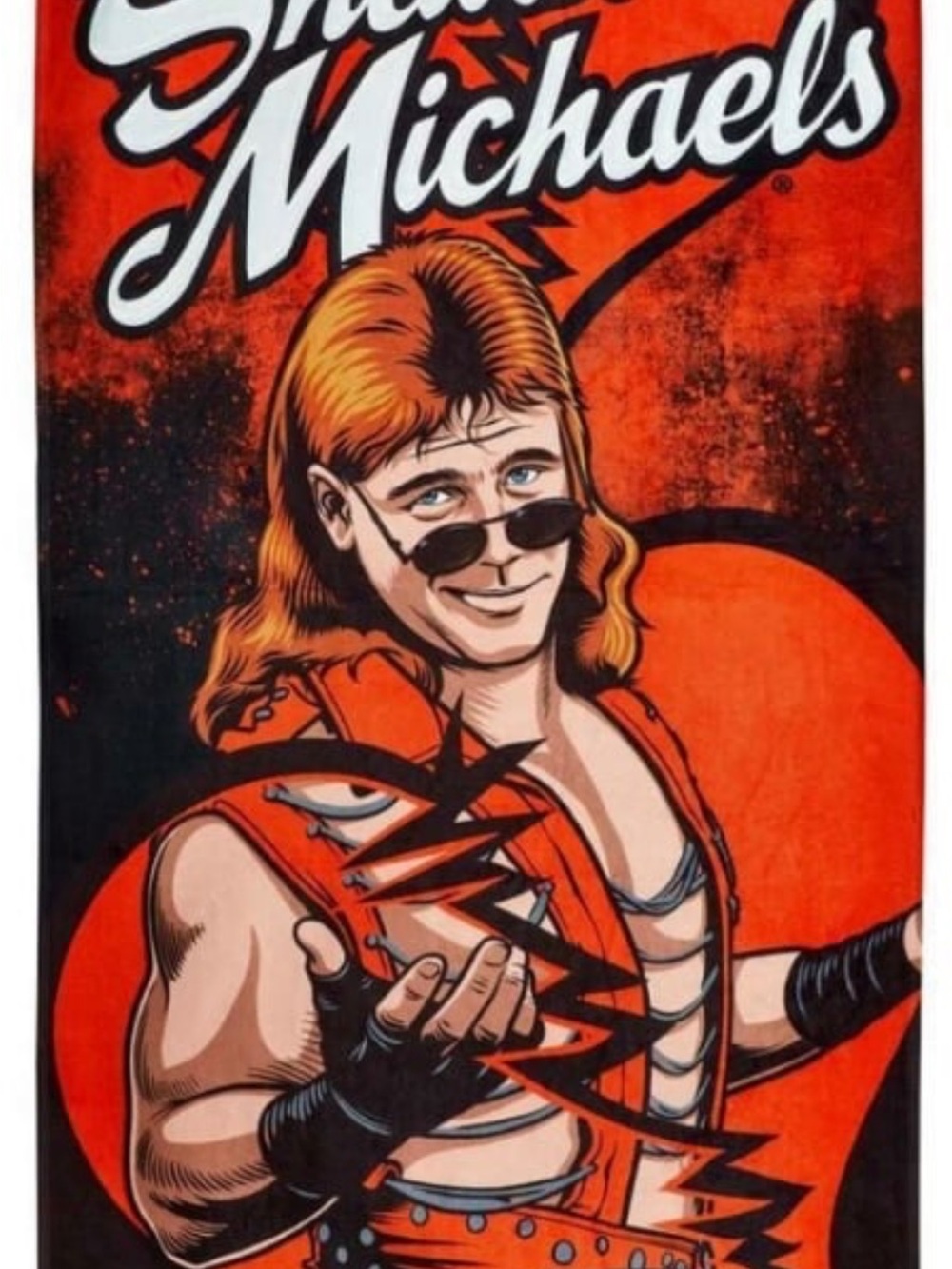 WWE Authentic Shawn Michael Beach Towel